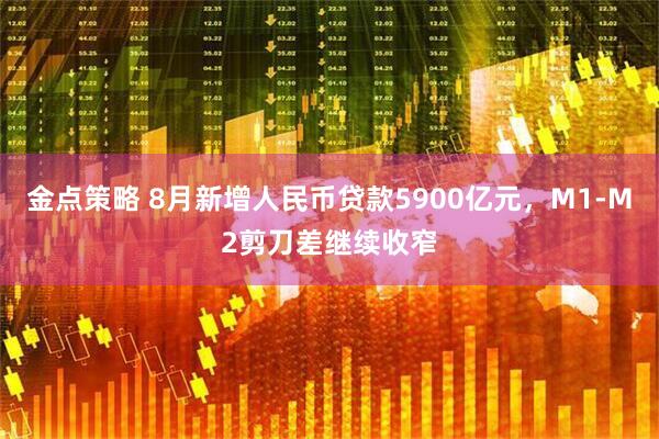 金点策略 8月新增人民币贷款5900亿元，M1-M2剪刀差继续收窄